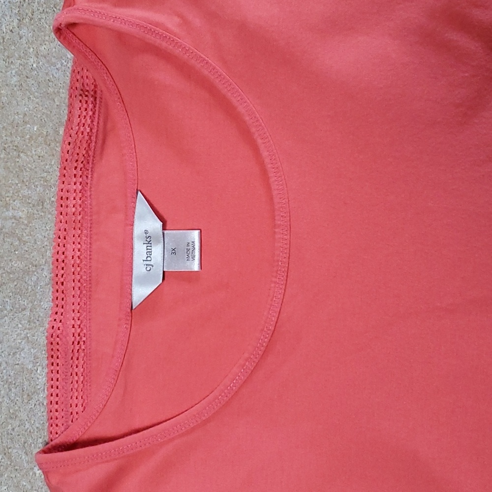 CJ Banks 3X 3/4 Sleeve Shirt